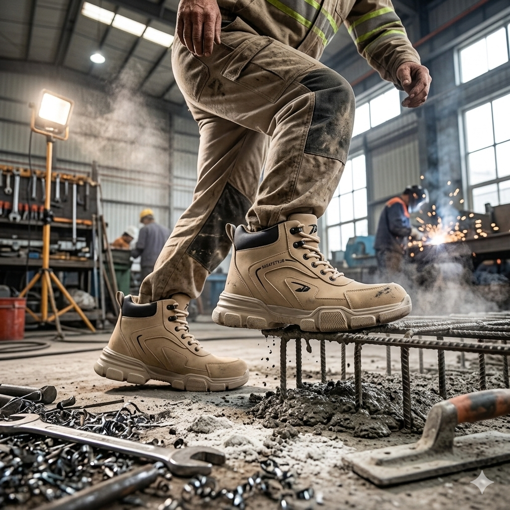 Puncture Resistant Steel Toe Work Boots