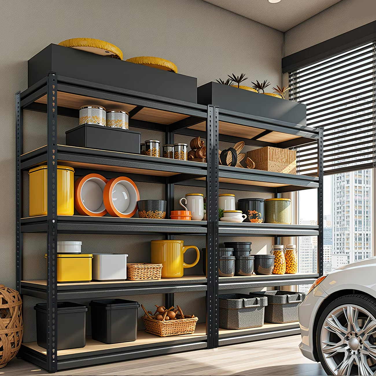 5-Tier Heavy Duty Garage Storage Shelving Unit