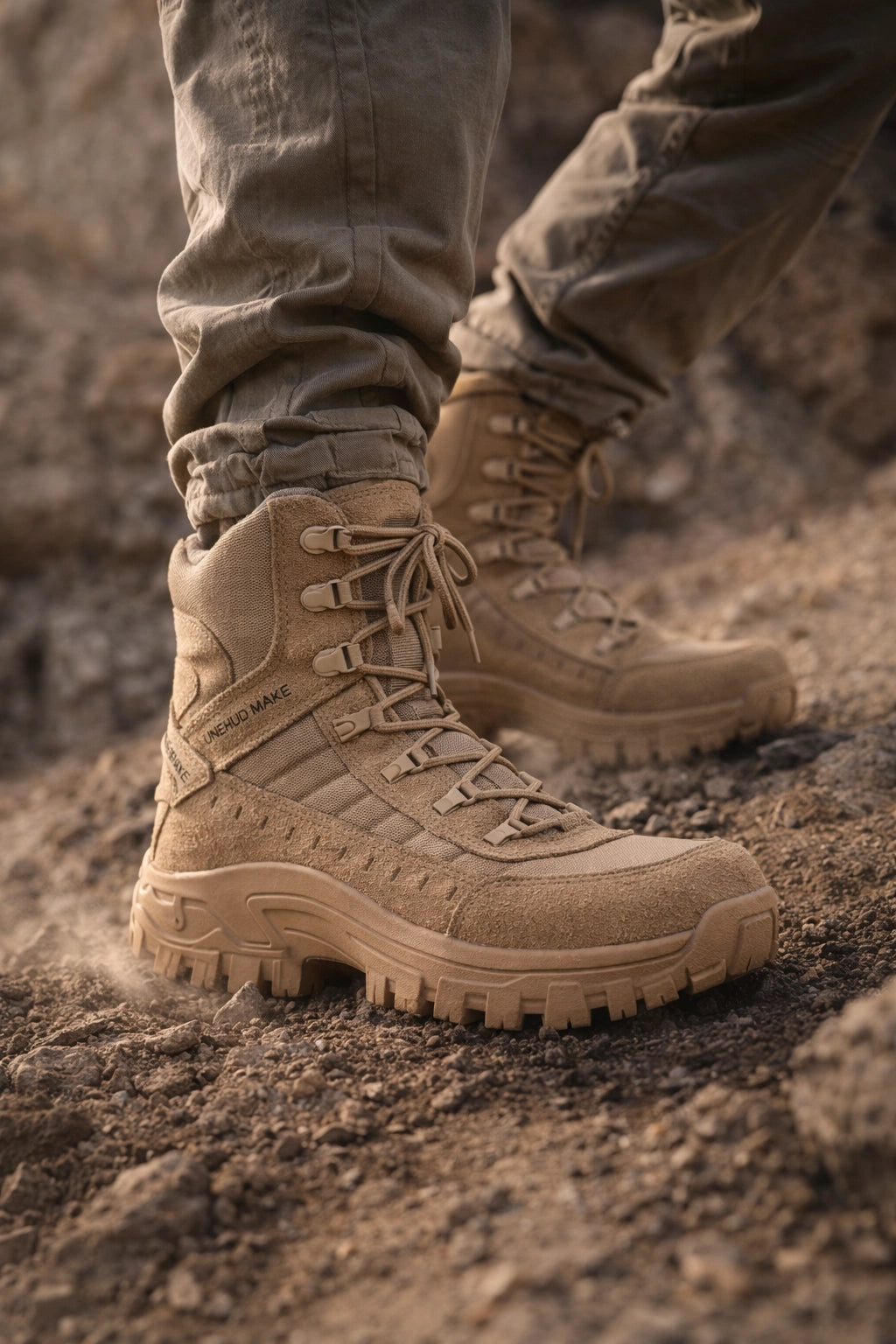 Valor 6" Side Zip Non-Slip Military Hiking Boots