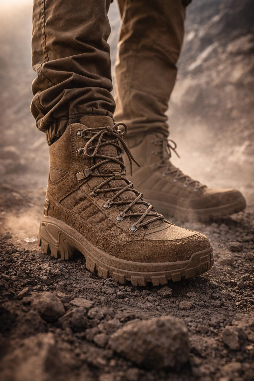 Valor 6" Side Zip Non-Slip Military Hiking Boots