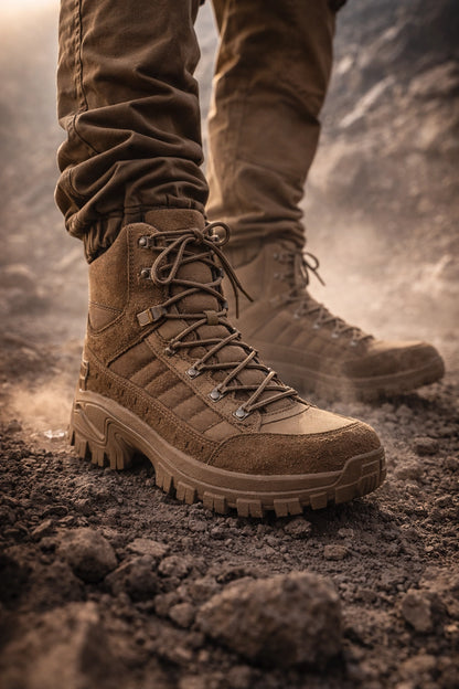 Valor 6" Side Zip Non-Slip Military Hiking Boots