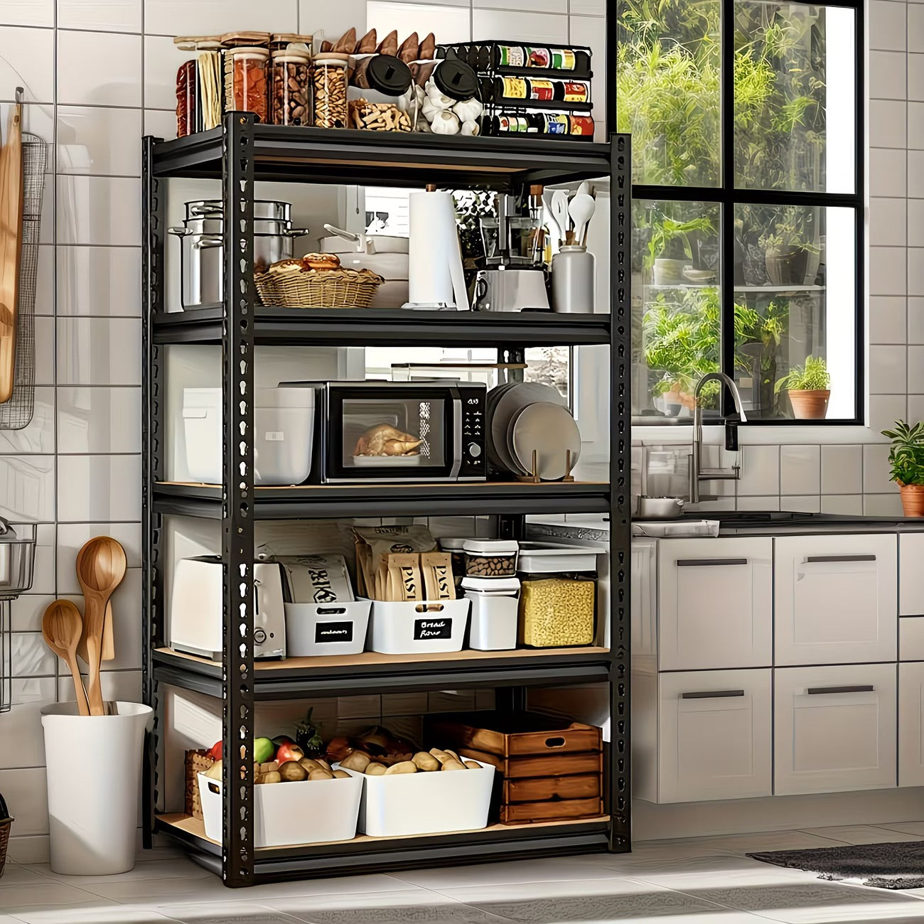 5-Tier Heavy Duty Garage Storage Shelving Unit