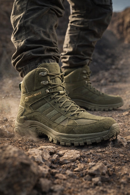 Valor 6" Side Zip Non-Slip Military Hiking Boots